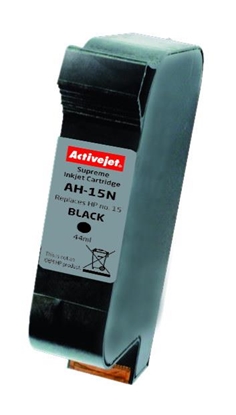 Attēls no Activejet AH-15N Ink cartridge (replacement for HP 15 C6615N; Supreme; 44 ml; black)