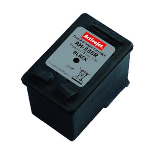 Picture of Activejet AH-336R Ink cartridge (replacement for HP 336 C9362EE; Premium; 15 ml; black)