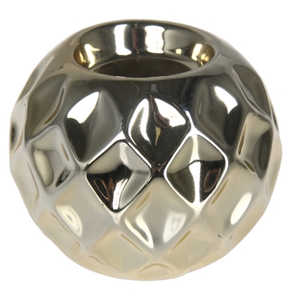 Picture of Svečturis tējassvecei apaļš spīdīgs 9x9cm