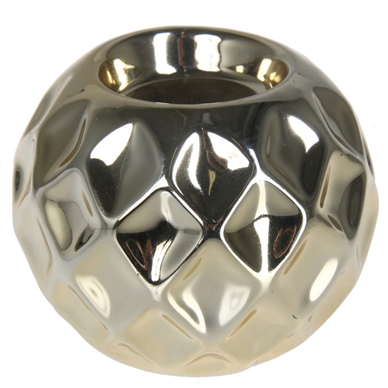 Picture of Svečturis tējassvecei apaļš spīdīgs 9x9cm