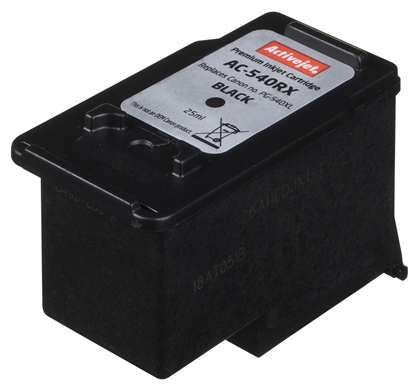 Picture of Activejet AC-540RX Ink cartridge (replacement for Canon PG-540XL; Premium; 25 ml; 700 pages, black)