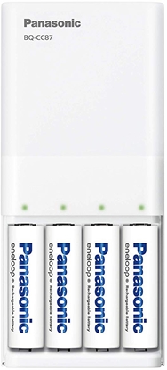 Picture of Panasonic eneloop charger BQ-CC87USB + 4x1900