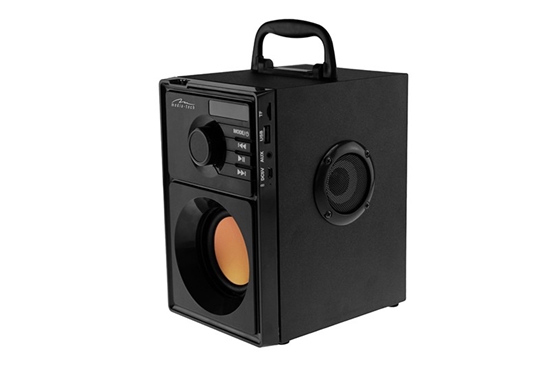 Picture of Głośnik BOOMBOX BT MT3145 Bluetooth 5.1+EDR/FM/MP3/MicroSD/USB/AUX/Pilot/USB-C/LED/RMS 15W/PMPO 600W