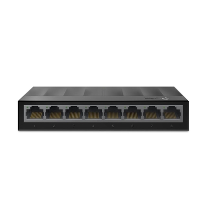 Attēls no TP-LINK LS1008G network switch Unmanaged Gigabit Ethernet (10/100/1000) Black