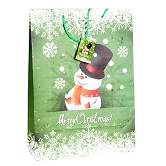 Изображение Dāvanu maisiņš Sniegavīrs 25x8.5x34.5cm