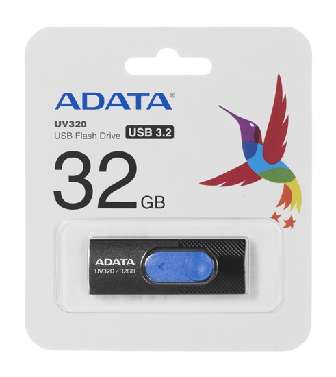 Picture of ADATA UV320 USB flash drive 32 GB USB Type-A 3.2 Gen 1 (3.1 Gen 1) Black, Blue