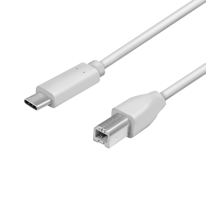 Picture of Logilink USB-C Male - USB-B Male 2m Grey