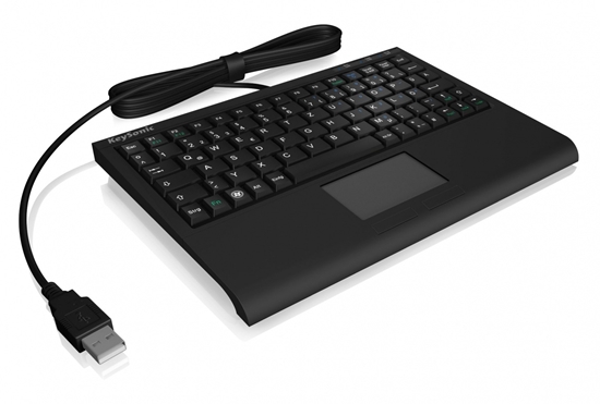 Изображение Klawiatura mini ACK-3410(US) touchpad, USB