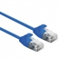 Изображение ROLINE UTP Data Center Patch Cord Cat.6A, LSOH, Slim, blue, 3 m