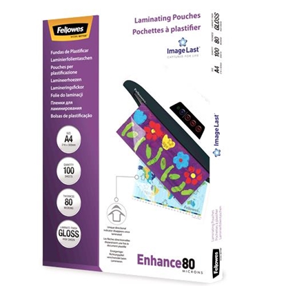 Picture of Fellowes ImageLast A4 80 micron   100-pack