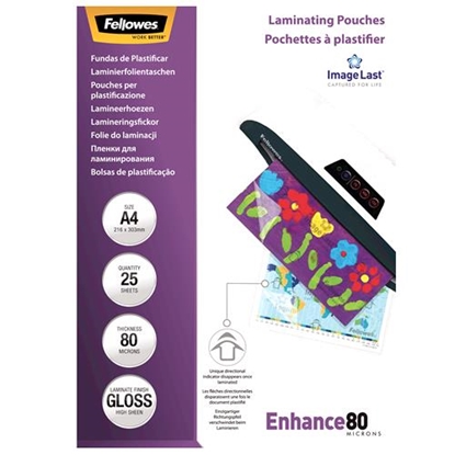 Picture of Fellowes ImageLast A4 80 micron   25-pack