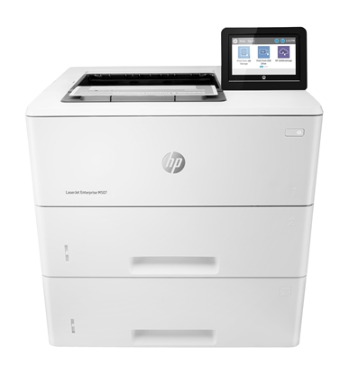 Attēls no HP LaserJet Enterprise M507x Printer - A4 Mono Laser, Print, Automatic Document Feeder, Auto-Duplex, LAN, WiFi, 43ppm, 2000-7500 pages per month (replaces M506x)