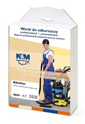 Attēls no K&M Vacuum cleaner bag KARCHER KM-Q029.A (4pcs)
