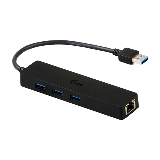Picture of i-tec Advance USB 3.0 Slim HUB 3 Port + Gigabit Ethernet Adapter