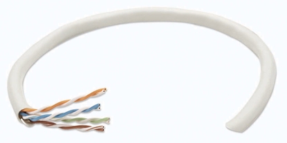 Attēls no Intellinet Network Bulk Cat5e Cable, 24 AWG, Solid Wire, 305m, Grey, Copper, U/UTP, Box