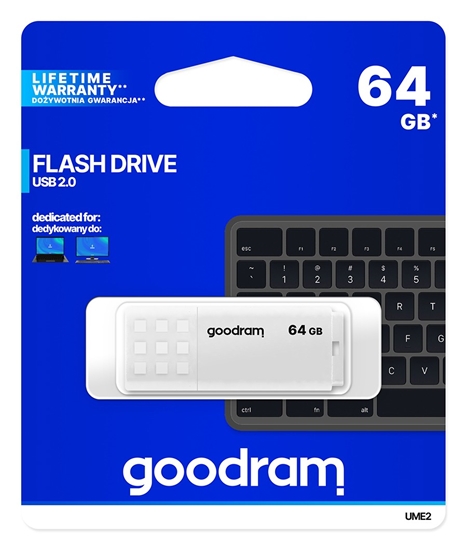 Picture of Goodram UME2 USB 2.0 64GB White
