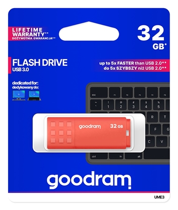 Picture of GoodRam 32GB UME3 Orange USB 3.0