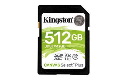 Picture of Kingston 512GB SDXC Canvas Select Plus 