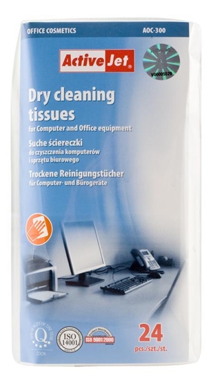 Picture of Activejet AOC-300 Dustless wipes set 24 pcs.