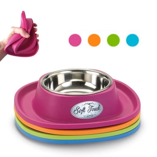 Picture of Bļoda metāla ar gumijas paliktni 28x5.5cm