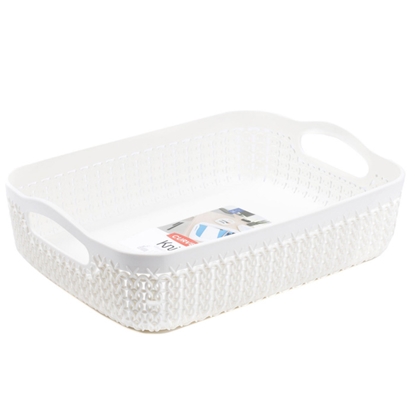 Picture of Groziņš Curver Knit A4 35x27x7cm balts