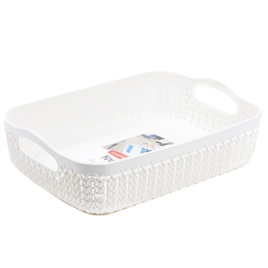 Изображение Groziņš Curver Knit A4 35x27x7cm balts