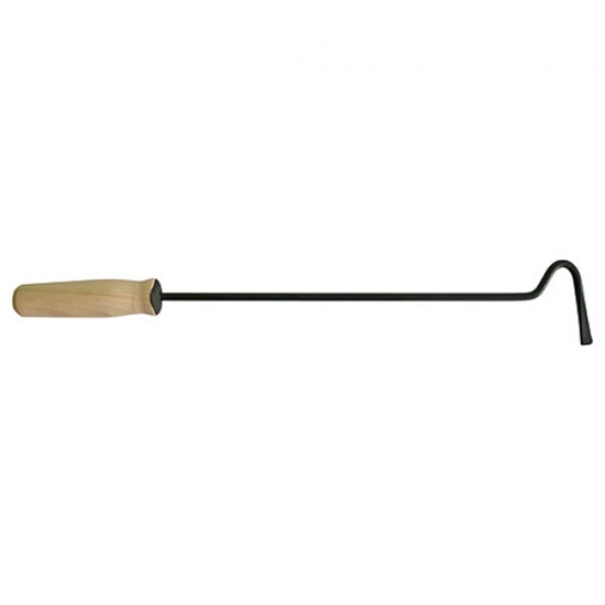 Picture of Krāsns kruķis ar koka rokturi 500x6mm