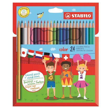 Attēls no Krāsu zīmuļi Stabilio 24-krāsas