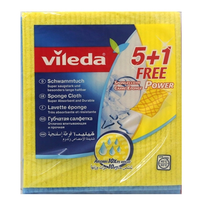 Attēls no Lupata sūkļdrāniņa Vileda mitrā 5+1gab.