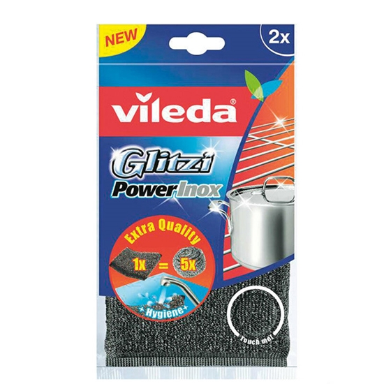 Picture of Švamme-skrāpis Vileda Glitzi Power Inox 2gab.