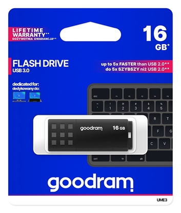Attēls no Goodram UME3 USB 3.0 16GB Black