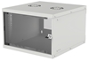 Изображение Intellinet Network Cabinet, Wall Mount (Basic), 6U, Usable Depth 500mm/Width 485mm, Grey, Flatpack, Max 50kg, Glass Door, 19", Parts for wall installation (eg screws and rawl plugs) not included, Three Year Warranty