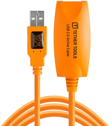 Attēls no Tether Tools TetherPro USB 2.0 Active Extension 5m orange