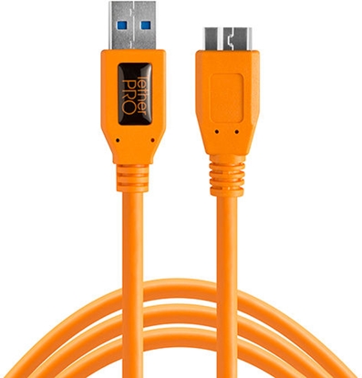 Attēls no Tether Tools TetherPro USB 3.0 A/Micro B 4,6m orange