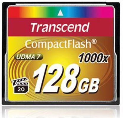 Изображение Transcend Compact Flash 128GB 1000x