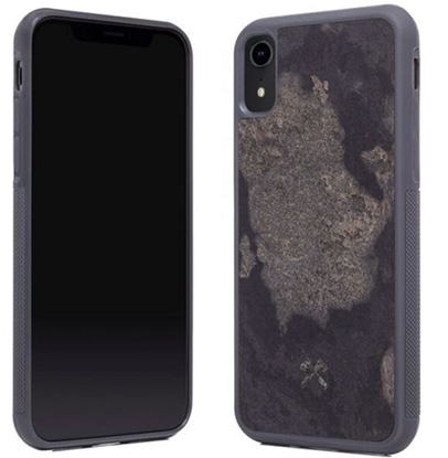 Attēls no Woodcessories Stone Collection EcoCase iPhone Xr camo gray sto054