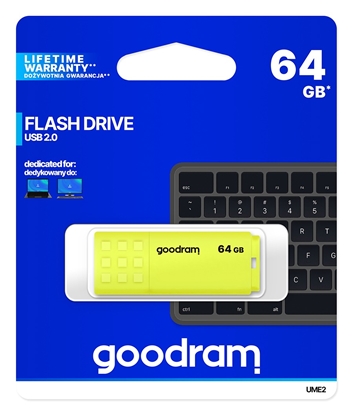 Attēls no GoodRam 64GB USB 2.0 Yellow