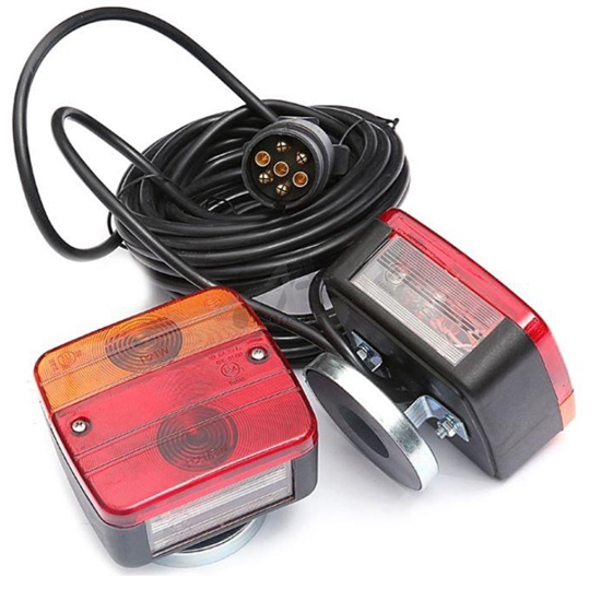 Picture of Aizmugurējie lukturi ar magnētu 7PIN 5m