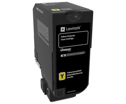 Picture of Lexmark 74C20YE toner cartridge 1 pc(s) Original Yellow