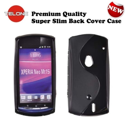 Attēls no Telone back case S-Case for Sony MT15i/MT11i Neo V black