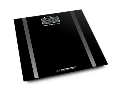 Picture of Esperanza EBS018K personal scale Electronic personal scale Rectangle Black