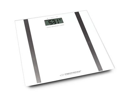 Picture of Esperanza Samba Rectangle White Electronic personal scale