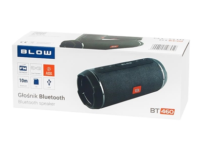 Изображение BLOW BT460 Stereo portable speaker Black, Silver 10 W