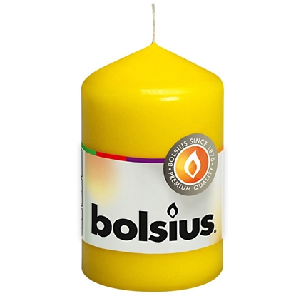 Изображение Svece stabs Bolsius dzeltena 4.8x8cm