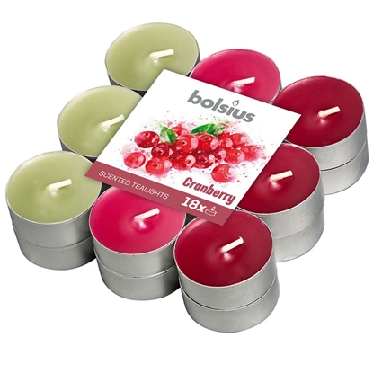 Picture of Tējas sveces arom. Bolsius dzērvene 4h 18gab.