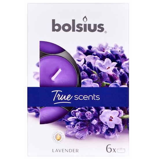Picture of Tējas sveces Bolsius lavanda 6gab.
