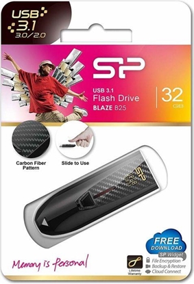 Attēls no Silicon Power Blaze B25 USB flash drive 32 GB USB Type-A 3.2 Gen 1 (3.1 Gen 1) Black