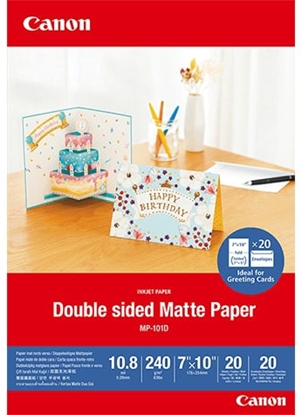 Picture of Canon MP-101 D 7x10 , 20 Sheets Double sided Matte Paper, 240 g