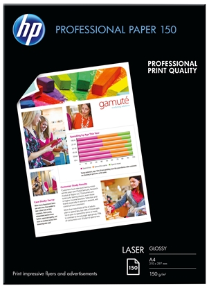 Attēls no HP Professional Glossy Laser Paper 150 gsm-150 sht/A4/210 x 297 mm