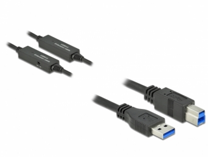 Attēls no Delock Active USB 3.2 Gen 1 Cable USB Type-A to USB Type-B 10 m